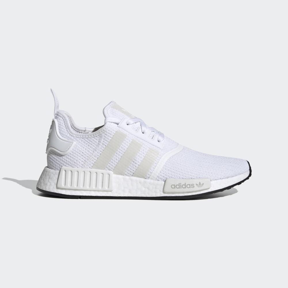 Adidas Men's NMD_R1 Originals Shoes White/Black Ireland FV8151